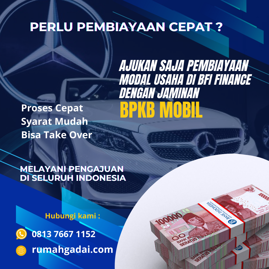 Gadai BPKB Mobil Pejagalan Jakarta Utara